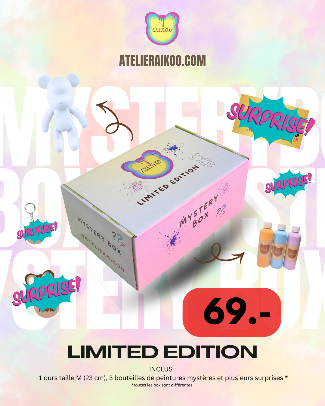 Mystery box personnalisé